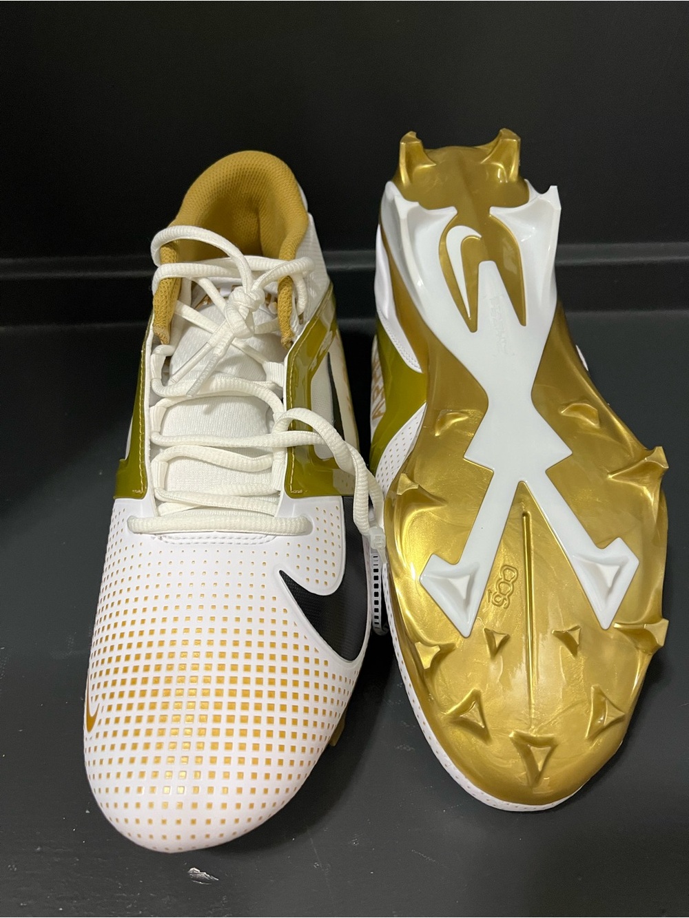 Nike Alpha Menace Pro - SZ 11.5 NWOB white/black - Picture 3 of 7